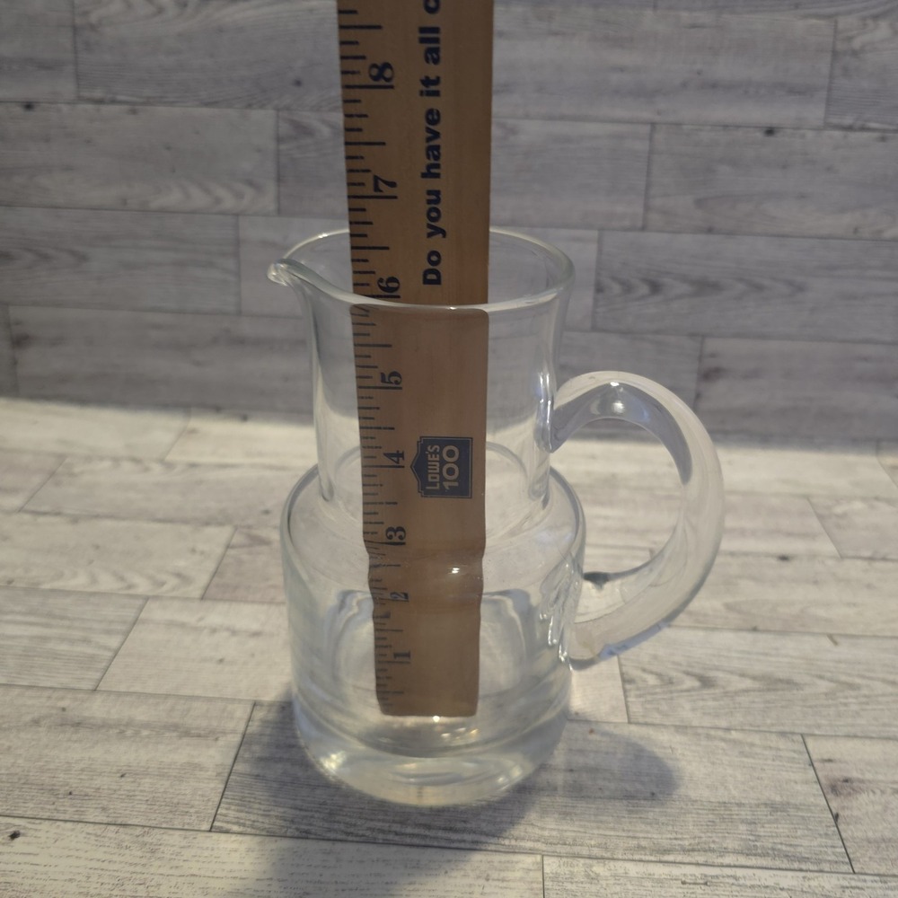 Tiffany & Co Clear Crystal Glass Bedside 7" Water Pitcher Carafe - Picture 7 of 8